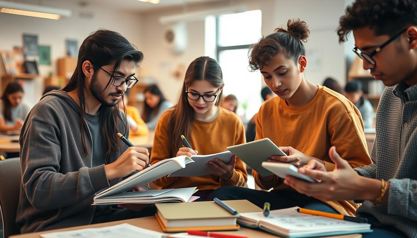 Organized study environment supporting productive learning
