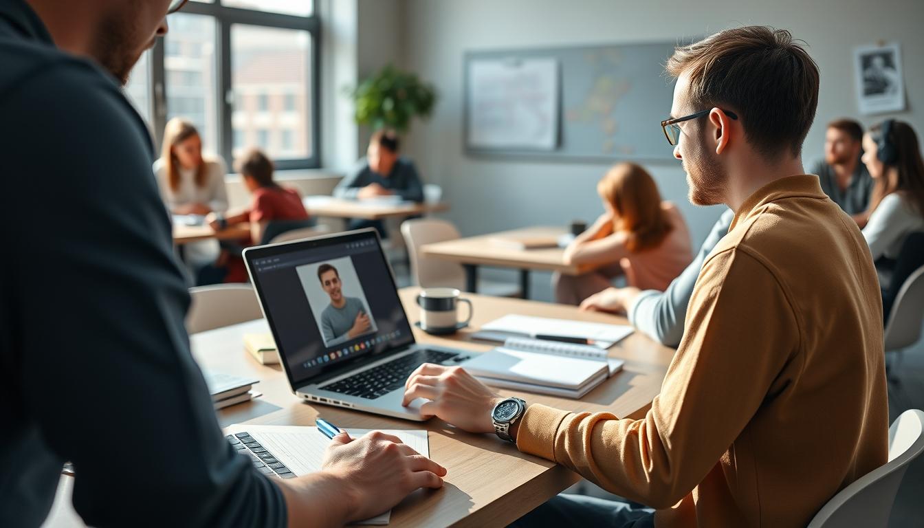 Structured study materials and learning resources on a desk